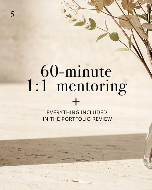 Portfolio Review + 1:1 Mentoring
